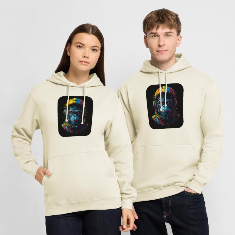 Space Monkey | Combinaison spatiale APE | Voyage spatial de singe Sweat-shirt à capuche unisexe