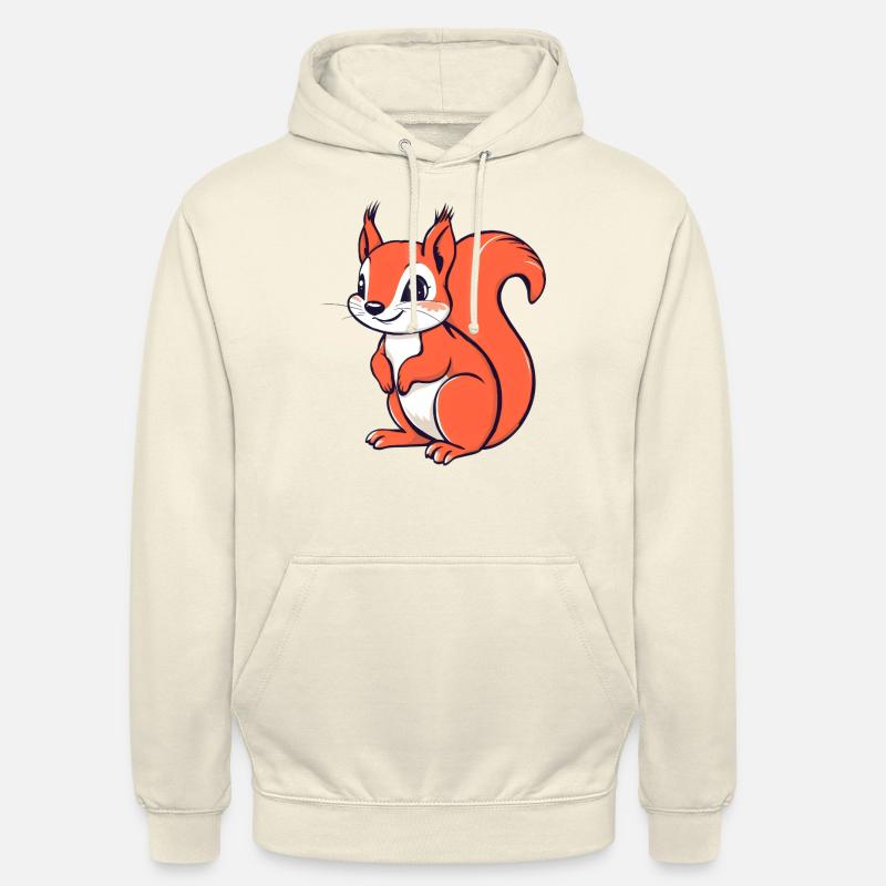 Süßes kleines Eichhörnchen - Unisex Hoodie - Vanille-Milchshake