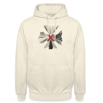 Skyscraper, Hochhaus, Skyline, NYC - Unisex Hoodie - vanilla - Front - Alina (178cm) & Michal (187cm)