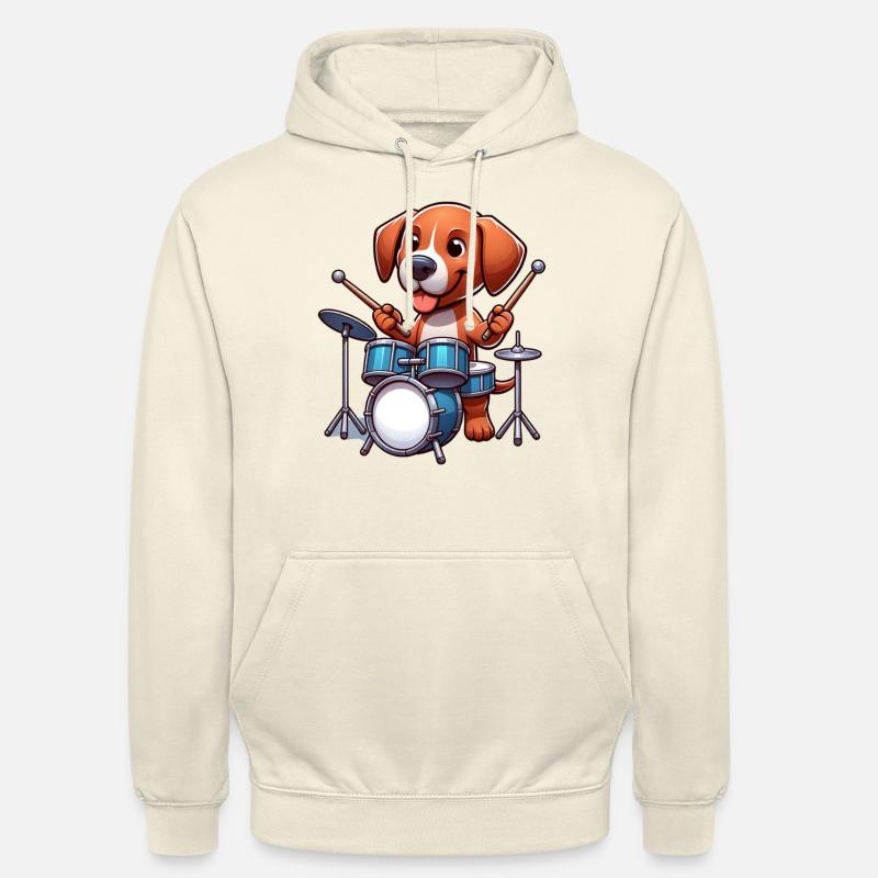 Batteur Cool Rodesian Ridgeback - Sweat-shirt à capuche unisexe - vanille