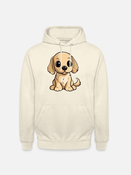 Cocker Spaniel Hund Comic Niedlich - Unisex Hoodie - Vanille-Milchshake