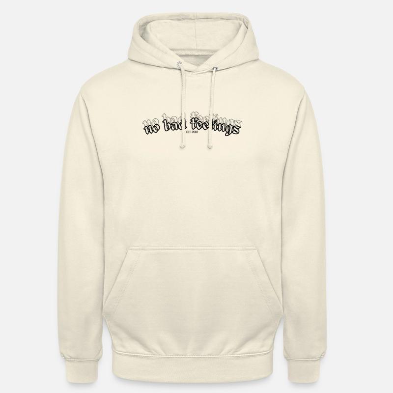 pas de mauvais sentiments - Sweat-shirt à capuche unisexe - vanille