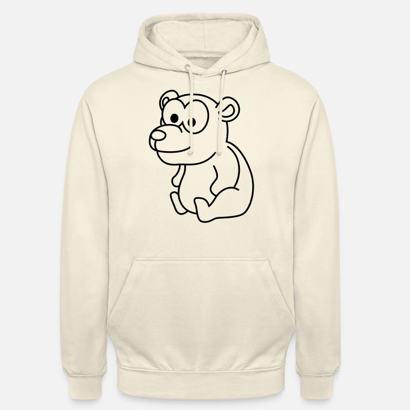 Bär Comic - Unisex Hoodie - Vanille-Milchshake