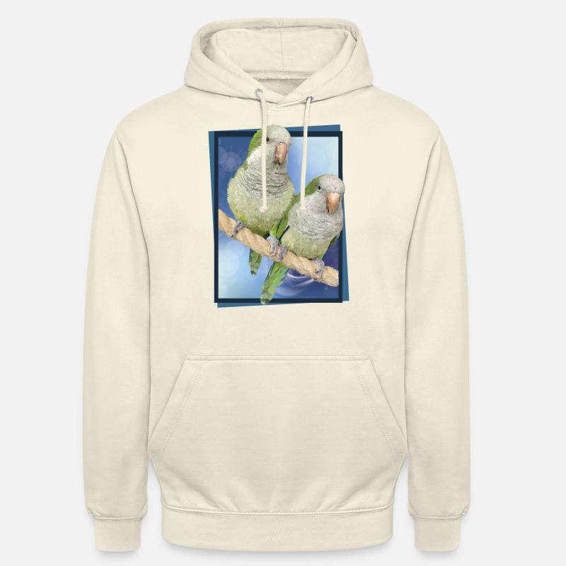 Perruche d’Argentine - Sweat-shirt à capuche unisexe - vanille