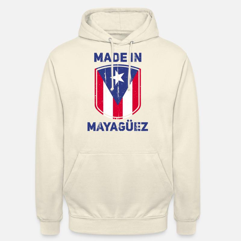 Mayagüez - Sweat-shirt à capuche unisexe - vanille