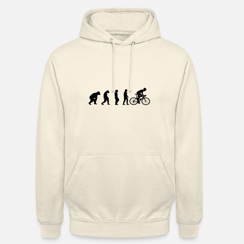 Vélo Vélo Evolution Cyclisme - Sweat-shirt à capuche unisexe - vanille