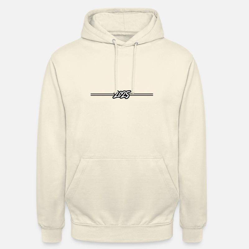 2025 year line - Unisex Hoodie - vanilla
