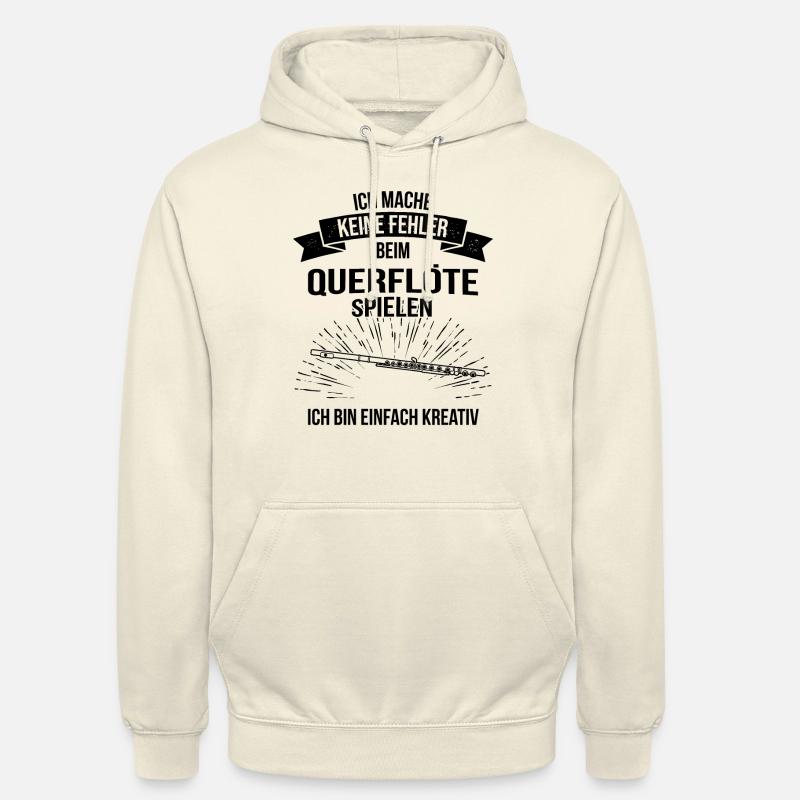 Querflöte Querflötenspieler Querflötist - Unisex Hoodie - Vanille-Milchshake