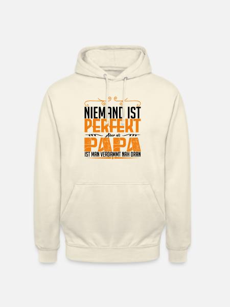perfekt dad - Unisex Hoodie - Vanille-Milchshake