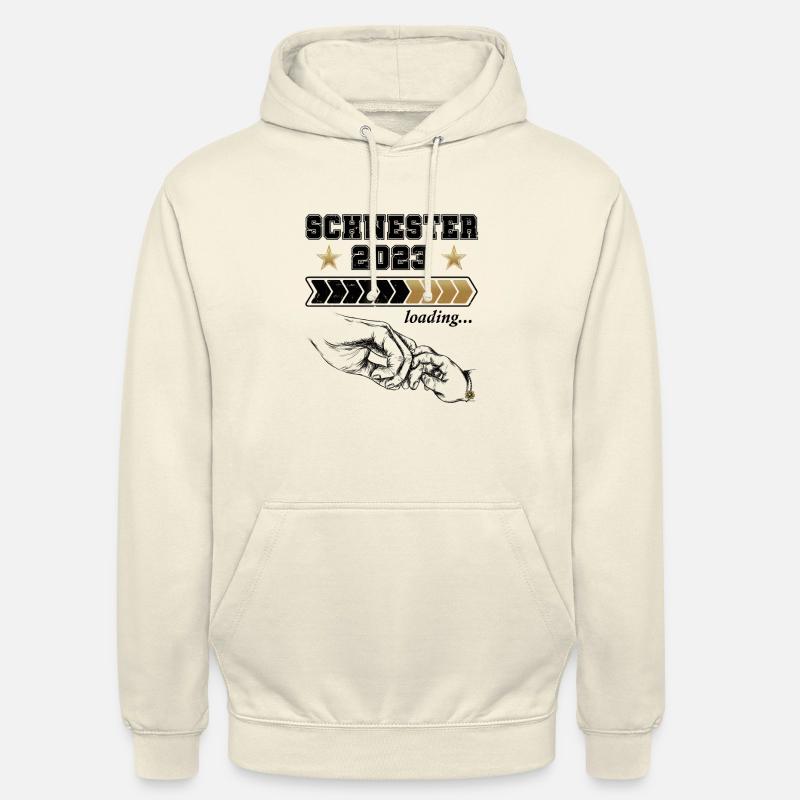 Schwester 2023 Loading - Unisex Hoodie - Vanille-Milchshake