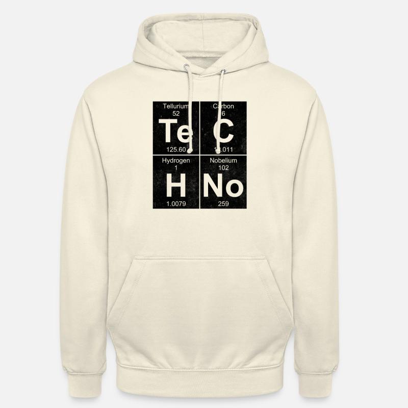 TeCHNo ELEMENT BLOCKS - Unisex Hoodie - Vanille-Milchshake