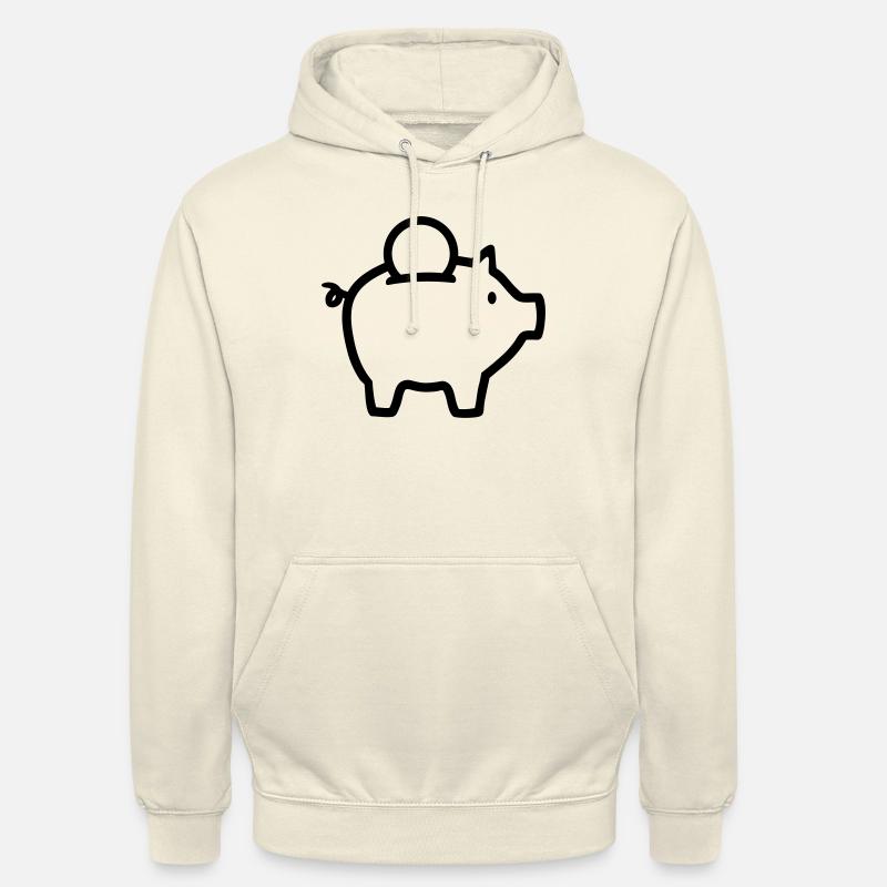 Tirelire - Sweat-shirt à capuche unisexe - vanille