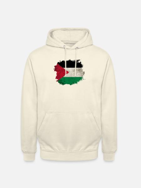 Palestine Flag - Unisex Hoodie - vanilla