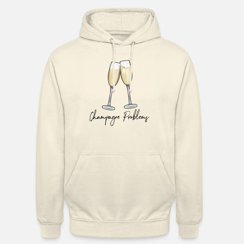 Problems Clink Glasses - Unisex Hoodie - vanilla