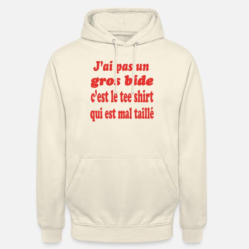 Big Buffet Wrong Sized Tee - Unisex Hoodie - vanilla