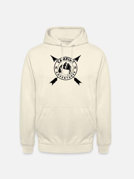 Camping Motorhome Caravan Adventure - Unisex Hoodie - vanilla