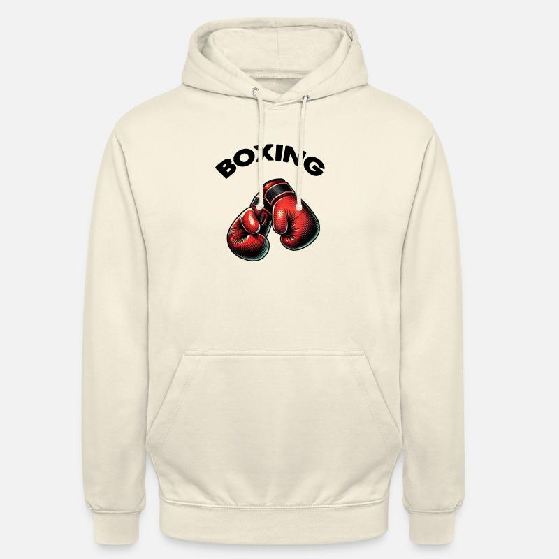 boxe boxe - Sweat-shirt à capuche unisexe - vanille