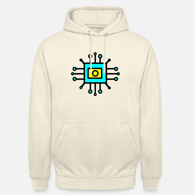 Chip Digital Computer Sensor - Unisex Hoodie - vanilla