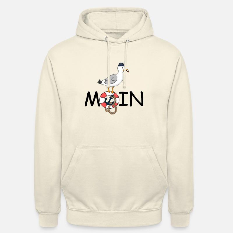 Möwe Moin - Unisex Hoodie - Vanille-Milchshake