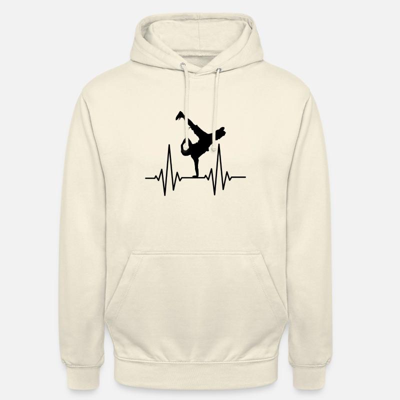 Breakdance Breakdancer Hip Hop Cadeau - Sweat-shirt à capuche unisexe - vanille