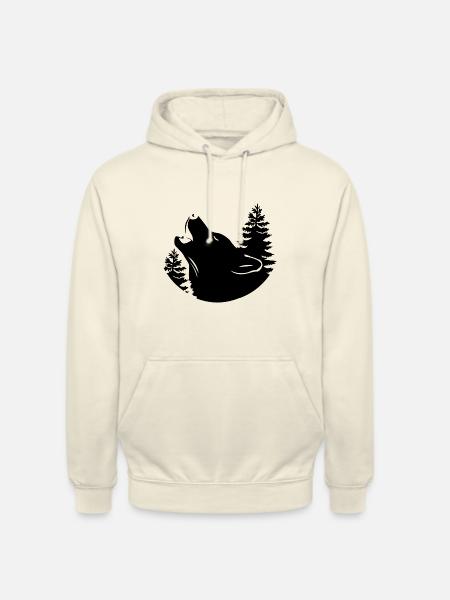 Wolf - Naturschutz - Tierschutz - Unisex Hoodie - Vanille-Milchshake