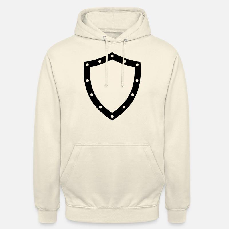 shield - Sweat-shirt à capuche unisexe - vanille