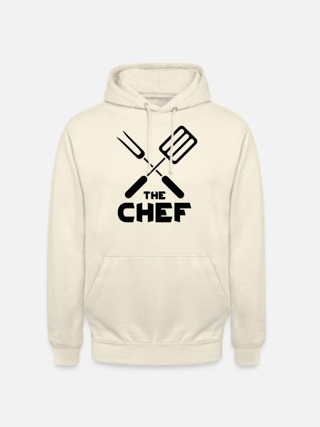 The Chef - Sweat-shirt à capuche unisexe - vanille