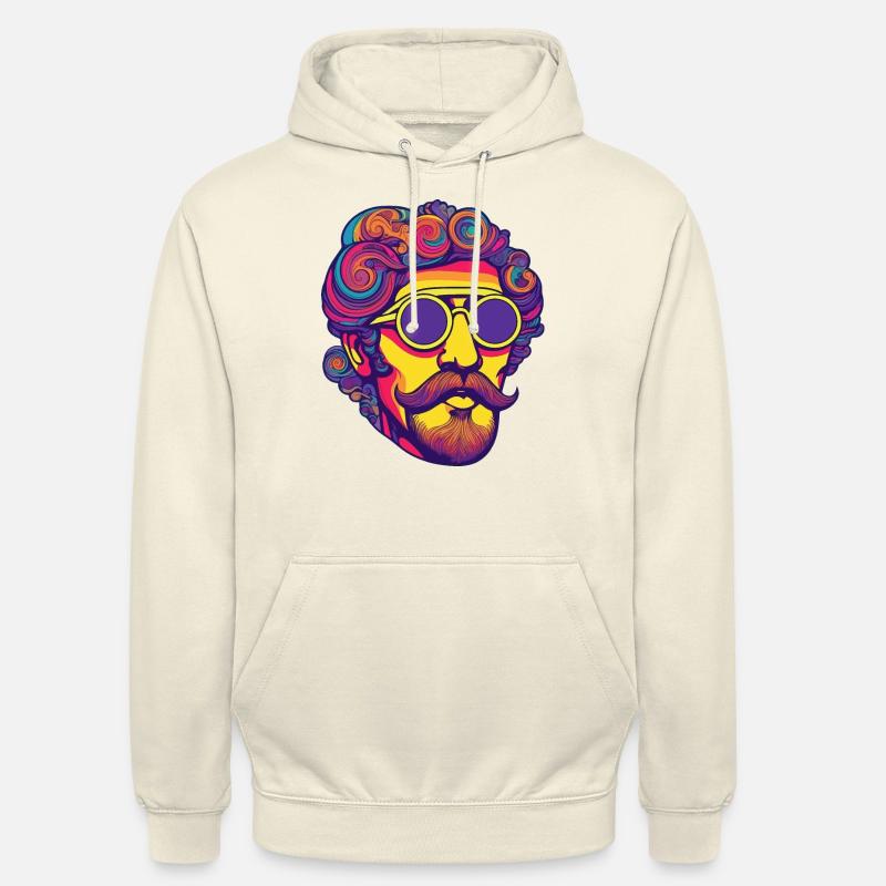 Hipster chéper - Sweat-shirt à capuche unisexe - vanille