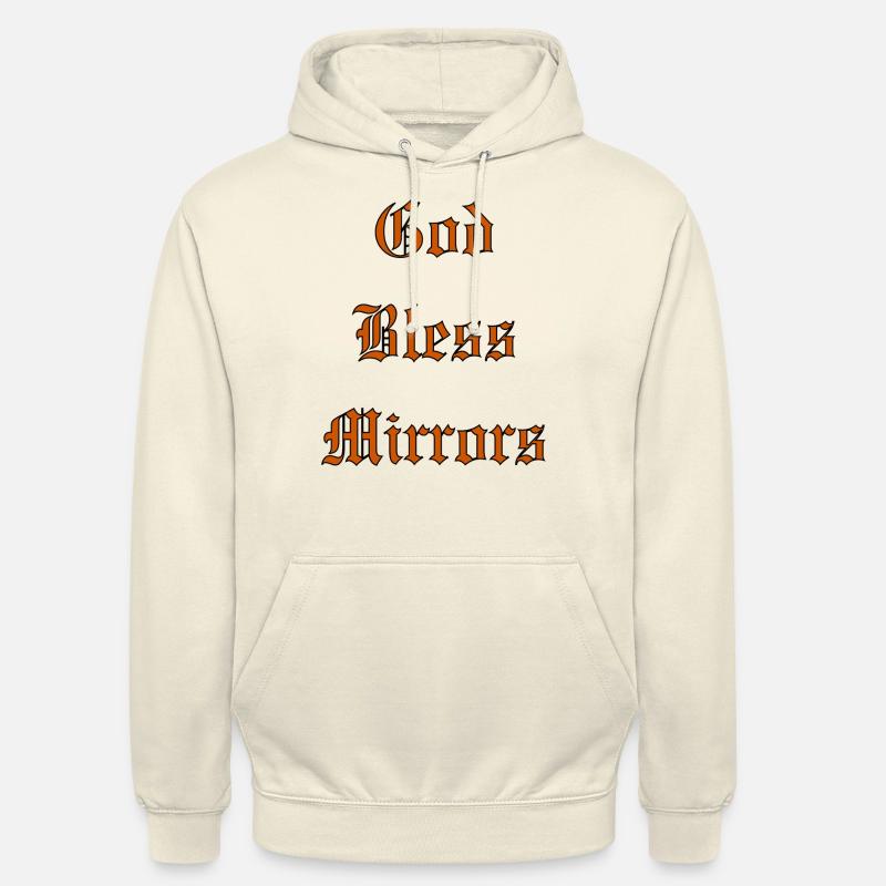 GodBlessMirrors - Sweat-shirt à capuche unisexe - vanille