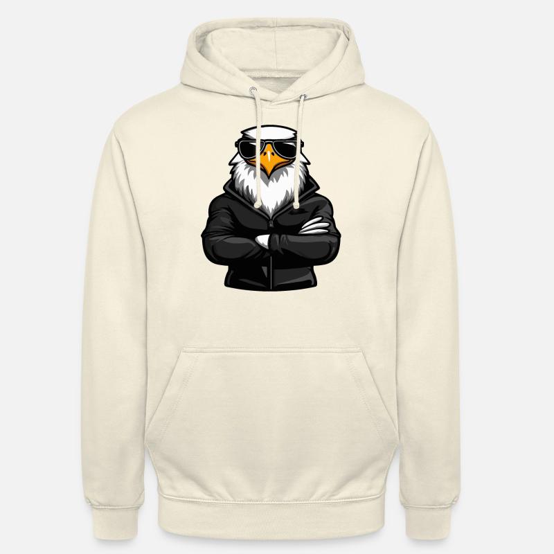 Adler Eagle Comic - Unisex Hoodie - vanilla