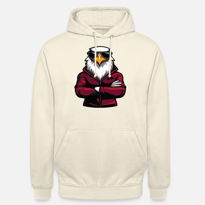 Bande dessinée Eagle - Sweat-shirt à capuche unisexe - vanille