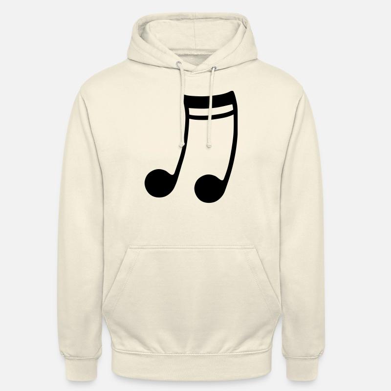 Note - Sweat-shirt à capuche unisexe - vanille