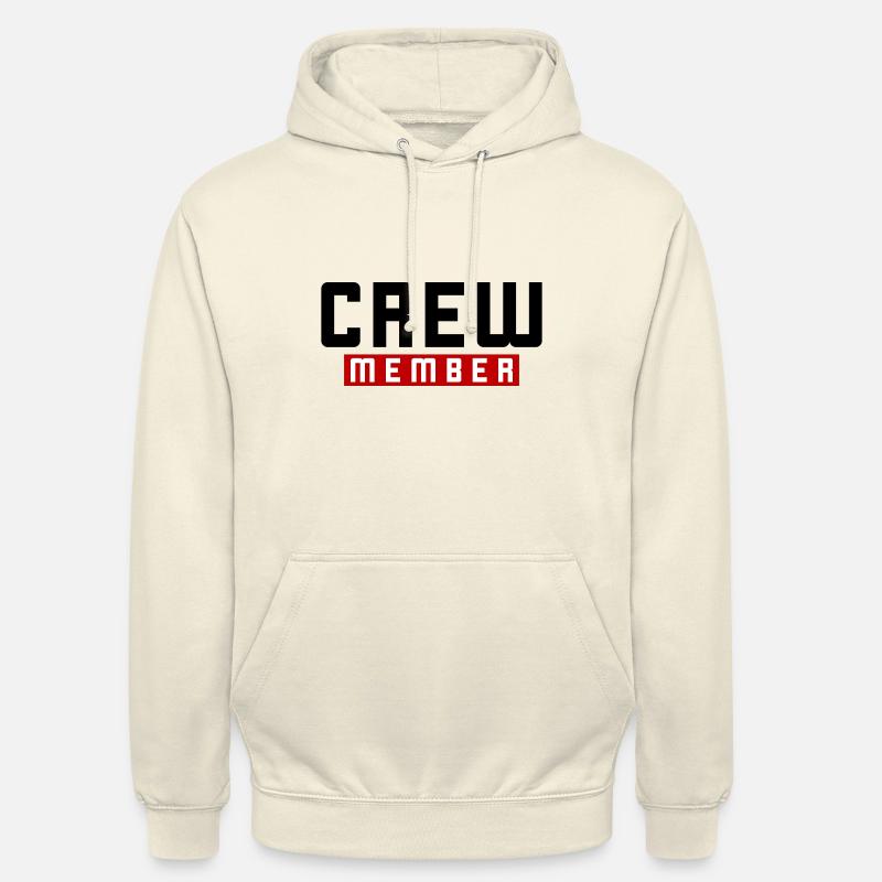 Membre d’équipage - Sweat-shirt à capuche unisexe - vanille