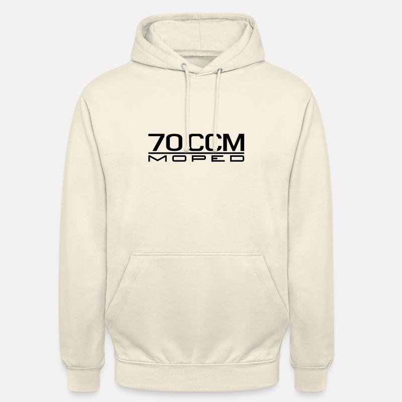Emblema del ciclomotore 70cc - Felpa con cappuccio unisex - milkshake