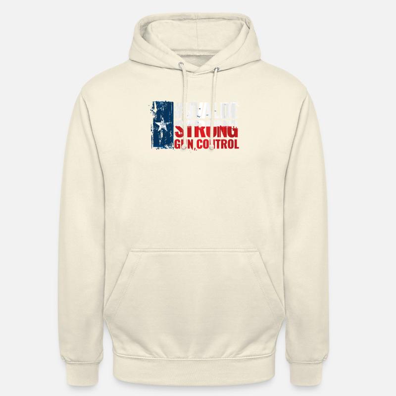 Uvalde Strong Gun Controll - Sweat-shirt à capuche unisexe - vanille