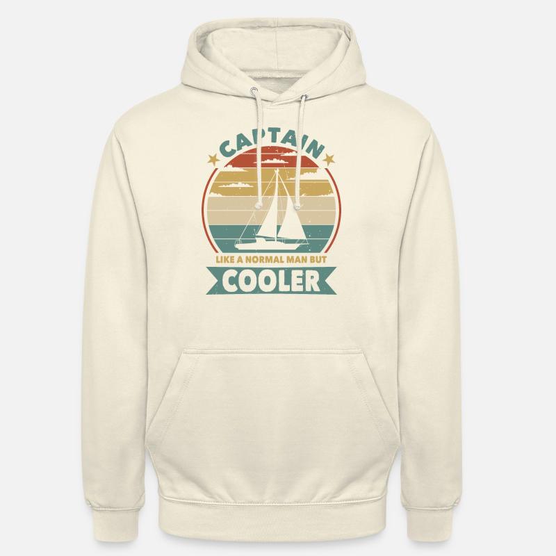 Captain like a normal man but cooler - Unisex Hoodie - Vanille-Milchshake