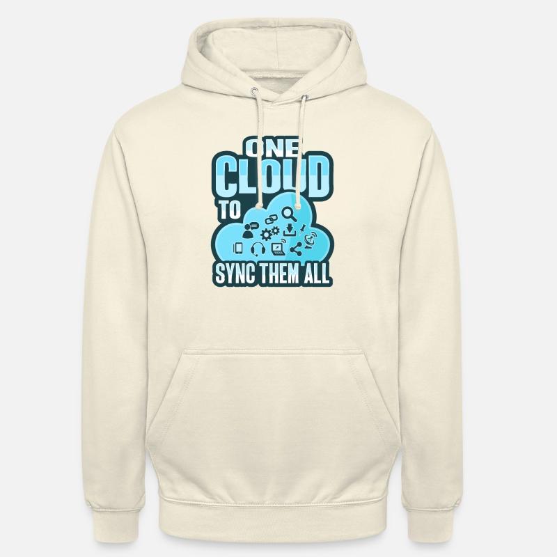 Administrateur Cloud Devops - Sweat-shirt à capuche unisexe - vanille