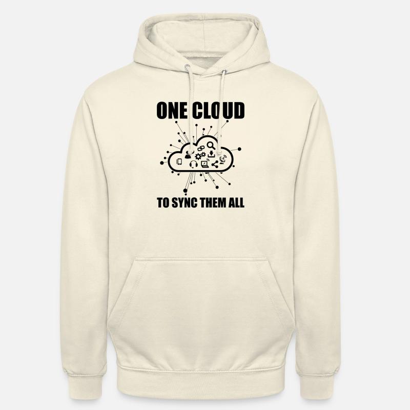 Administrateur Cloud Devops - Sweat-shirt à capuche unisexe - vanille