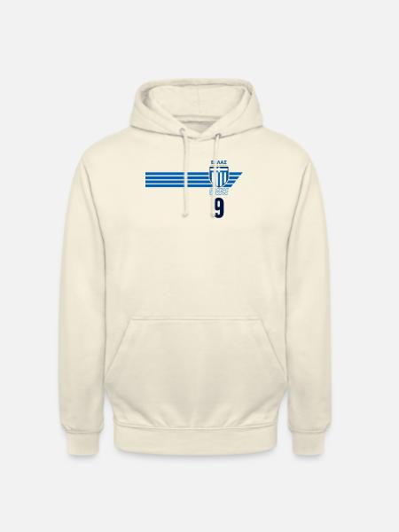 Grèce Hellas Grèce Football grec - Sweat-shirt à capuche unisexe - vanille