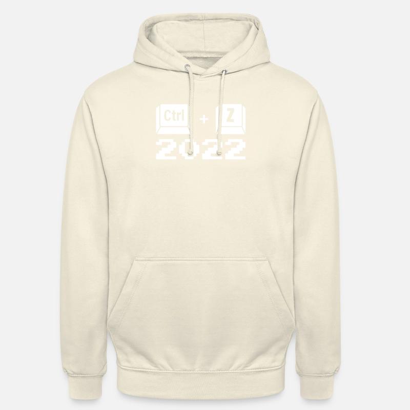 Ctrl + Z 2022 pour les ventilateurs d’ordinateur - Sweat-shirt à capuche unisexe - vanille