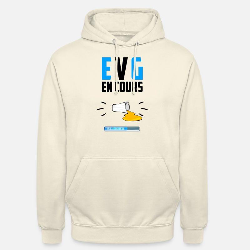 EVG en cours - Marié - Sweat-shirt à capuche unisexe - vanille