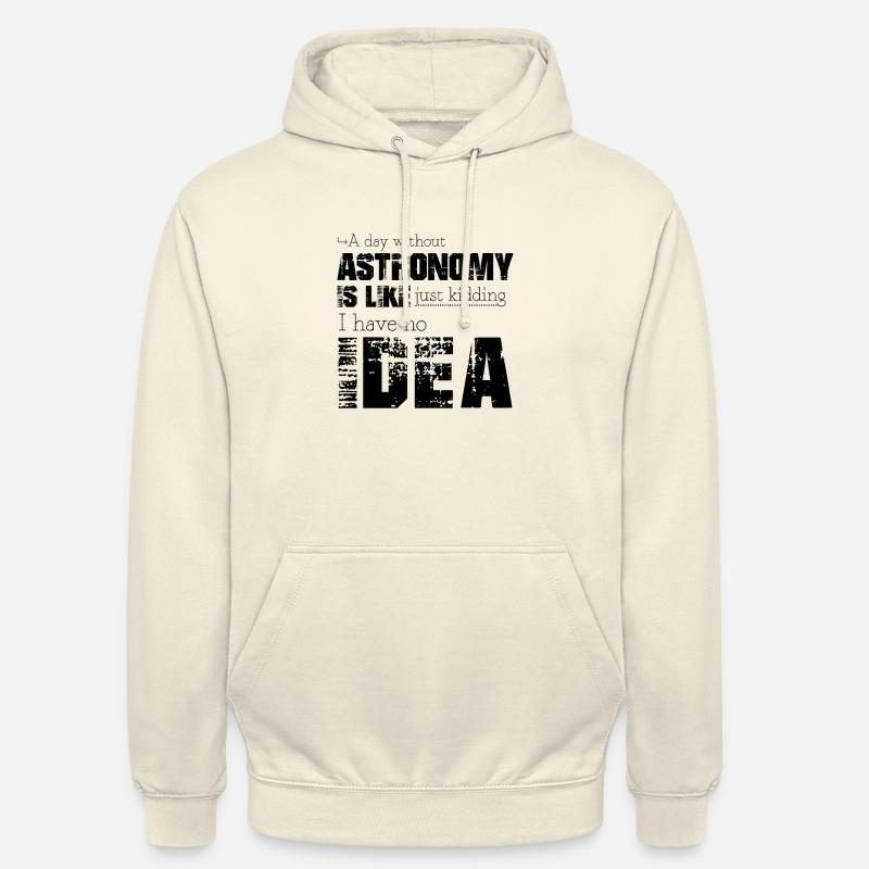 Astronomie - Sweat-shirt à capuche unisexe - vanille