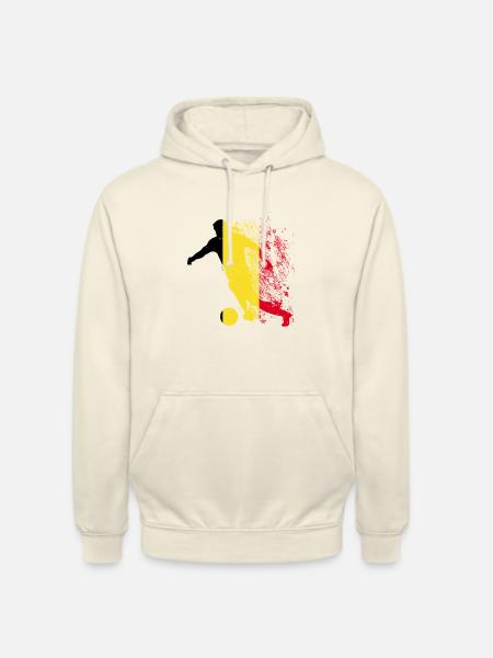 Équipe nationale de Belgique - Sweat-shirt à capuche unisexe - vanille
