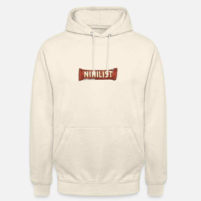 Existentialisme Nihilisme - Sweat-shirt à capuche unisexe - vanille