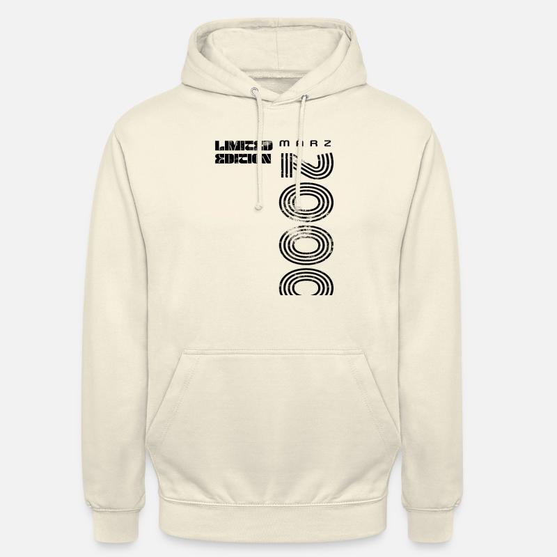 Anniversaire Mars 2000 - Sweat-shirt à capuche unisexe - vanille