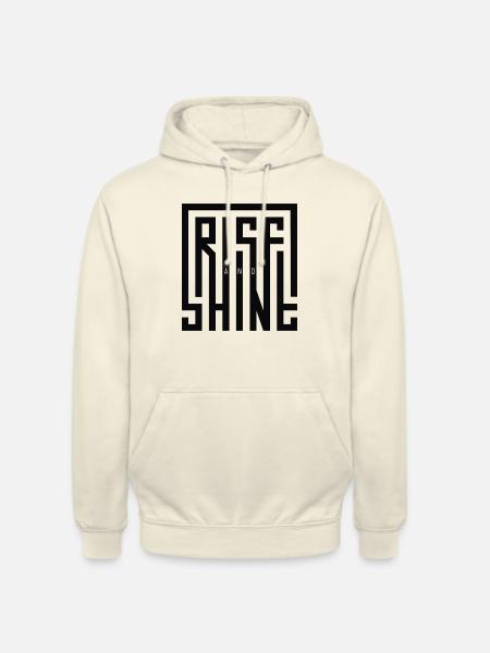 Debout - Sweat-shirt à capuche unisexe - vanille
