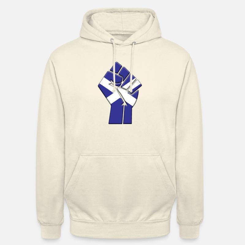 Ecosse Royaume-Uni Drapeau Pays écossais - Sweat-shirt à capuche unisexe - vanille