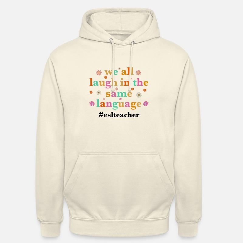 Enseignement de l’anglais langue seconde par des professeurs d’anglais langue seconde Sweat-shirt à capuche unisexe