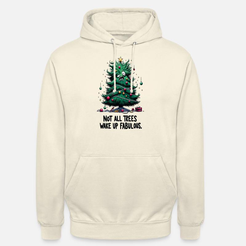 Arbre de Noël drôle - Sweat-shirt à capuche unisexe - vanille
