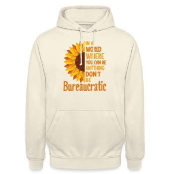 Directeur de la bureaucratie des services sociaux - Sweat-shirt à capuche unisexe - vanille - Devant - Alina (178cm) & Michal (187cm)